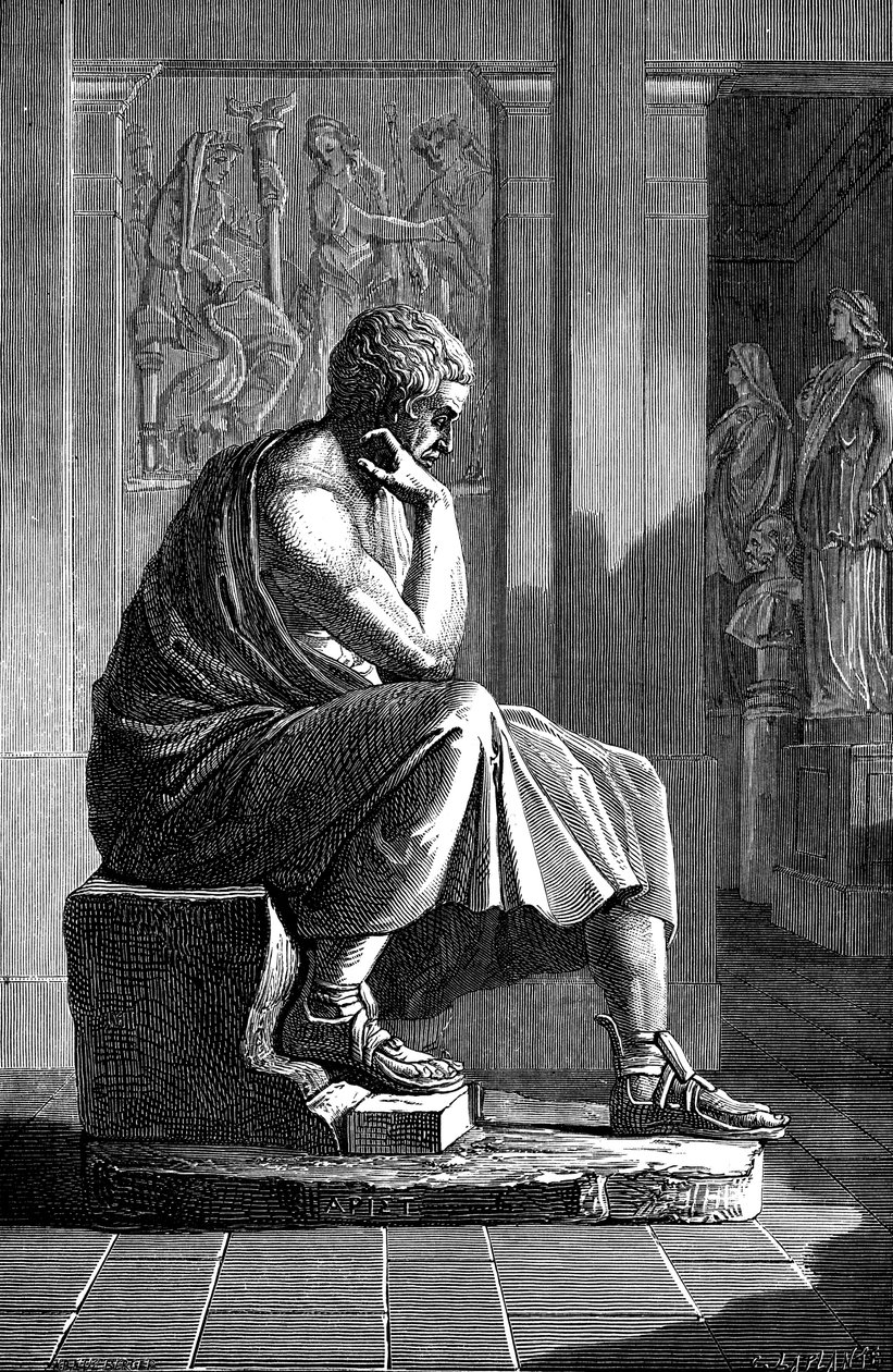 Aristoteles 384-322 v. Chr., antiker griechischer Philosoph und Wissenschaftler von Unbekannt