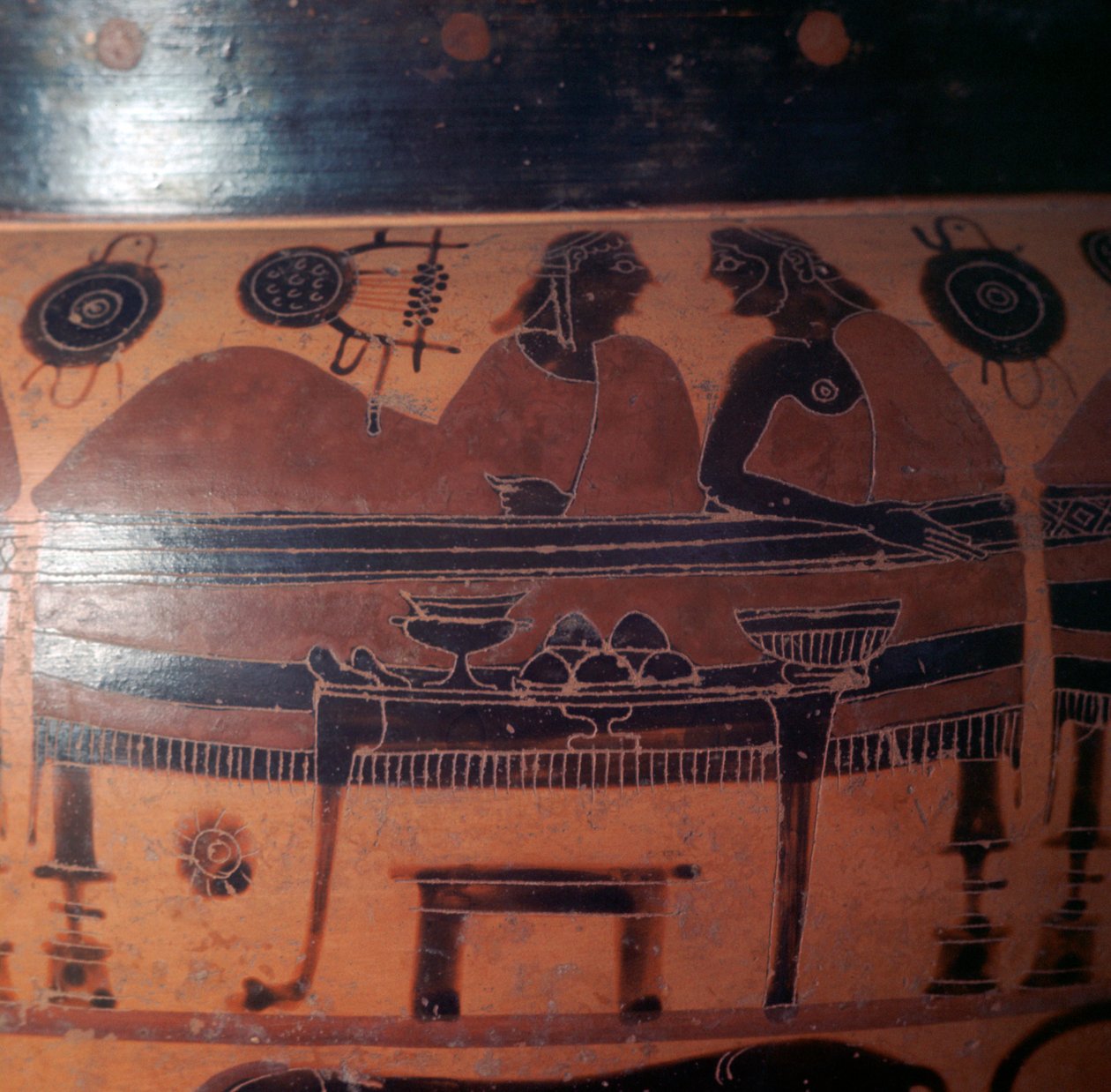 Attisch rotfigurige griechische Vase, 6. Jahrhundert v. Chr. von Unbekannt