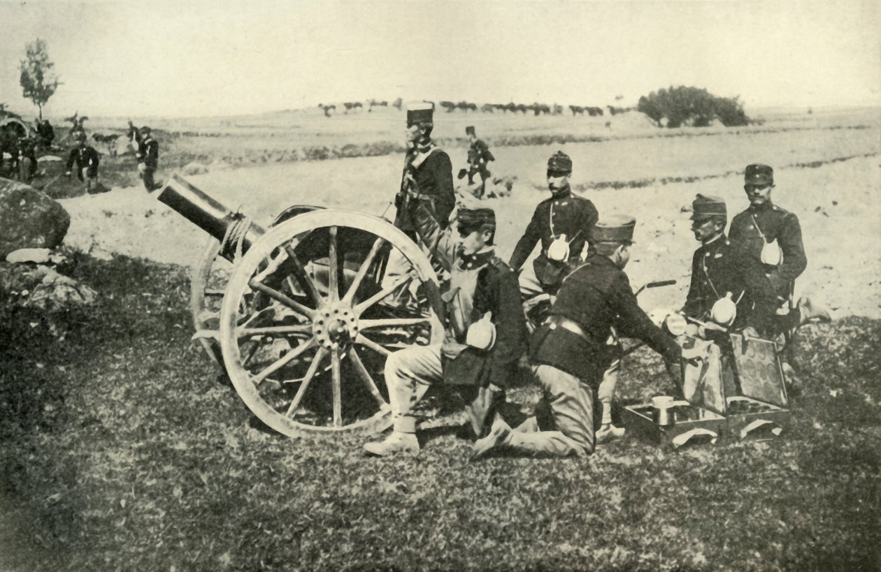 Österreichische Artillerie im Feld, 1919 von Unbekannt
