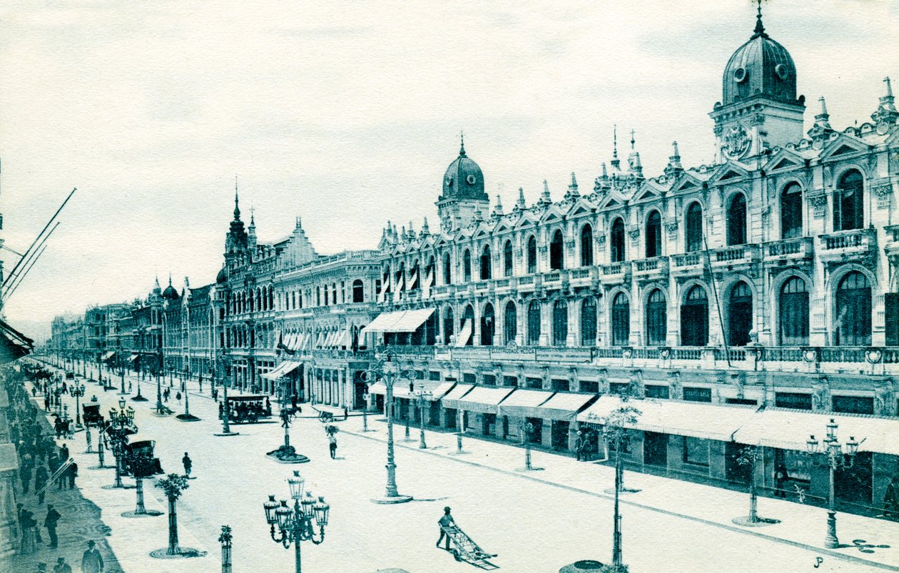 Avenida Central, Rio de Janeiro, Brasilien, ca. 1900er von Unbekannt
