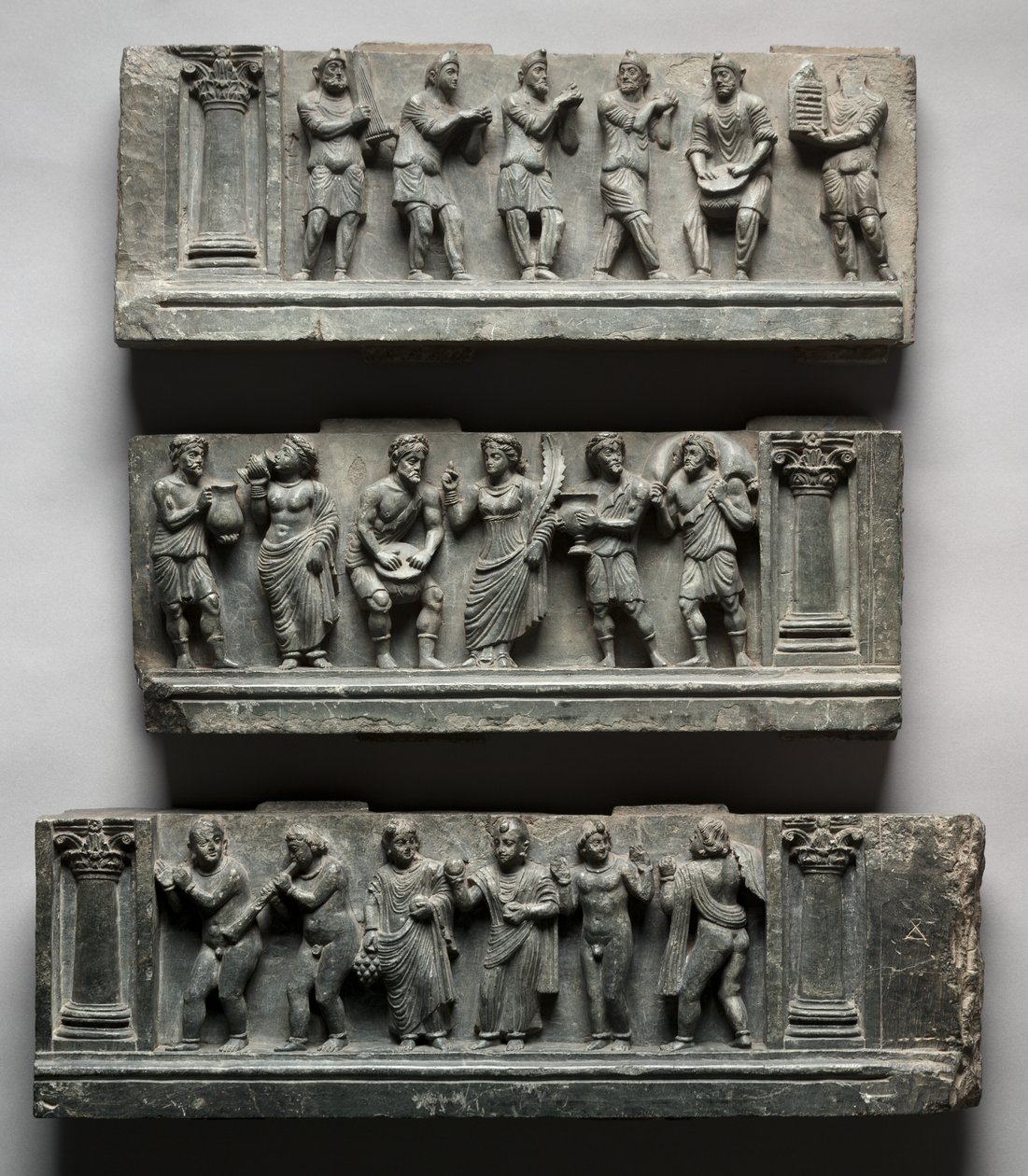 Bacchanalisches Relief, 1-100 von Unbekannt