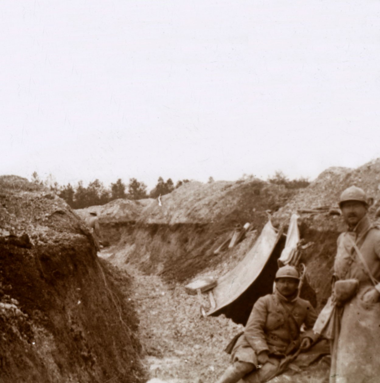 Bois de la Grille, Nordfrankreich, um 1914-1918 von Unbekannt