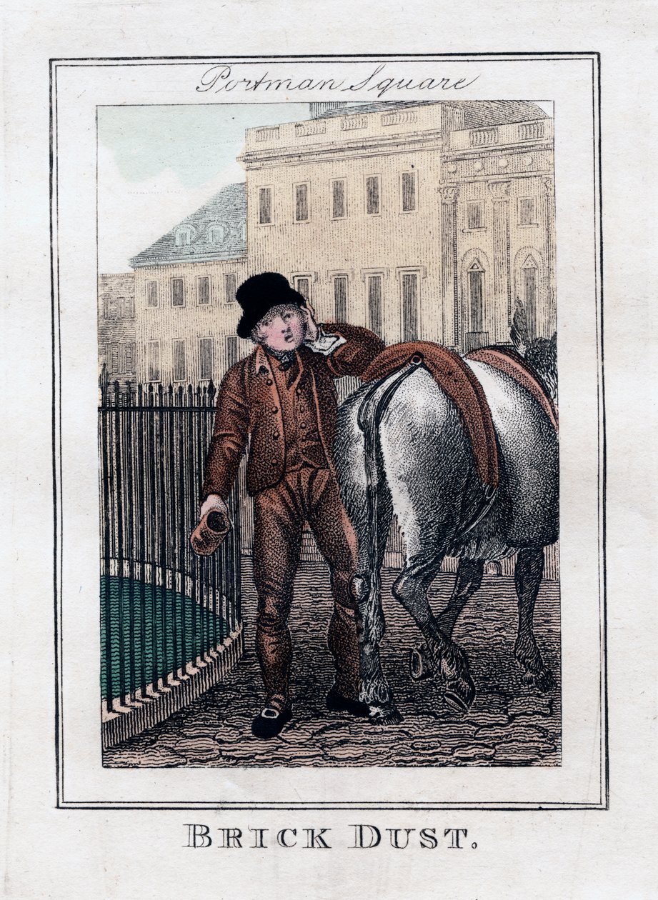 Ziegelstaub, Portman Square, London von Unbekannt