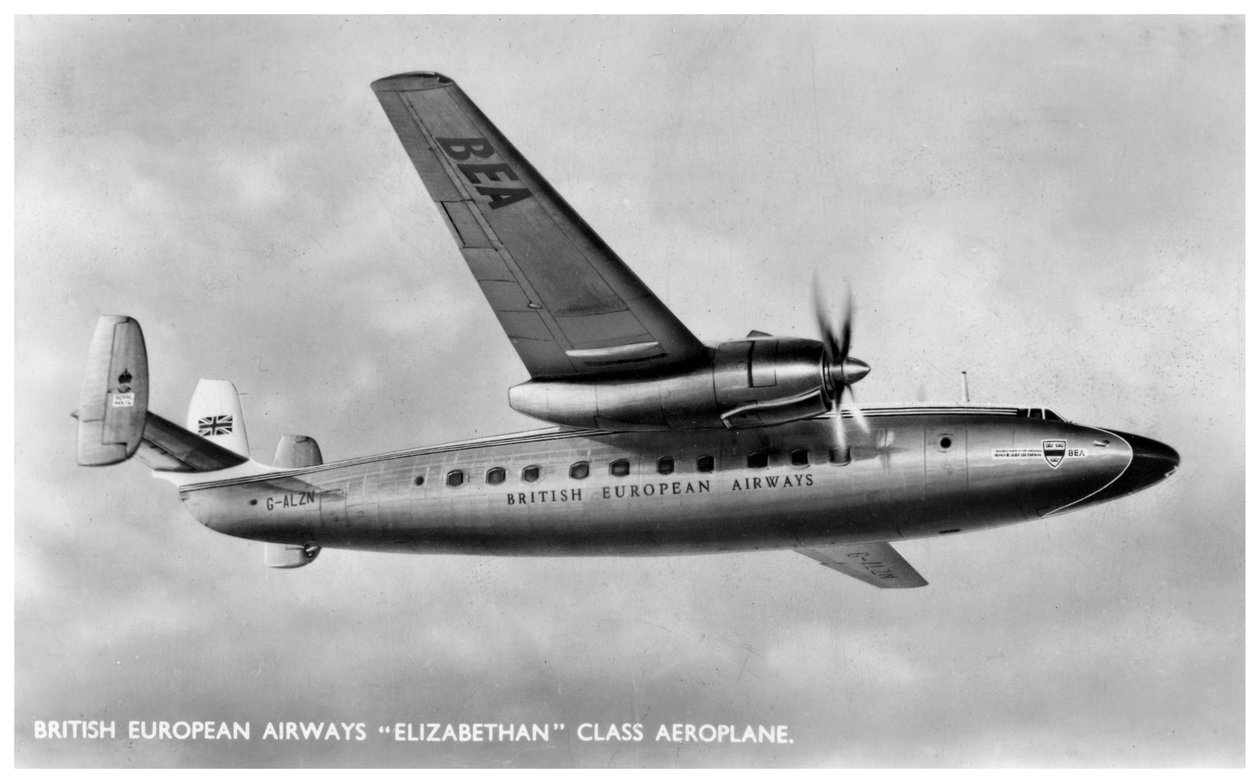 British European Airways Elizabethan Klasse Flugzeug von Unbekannt