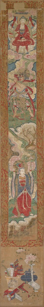 Buddhistisches Panel, 1300er von Unbekannt