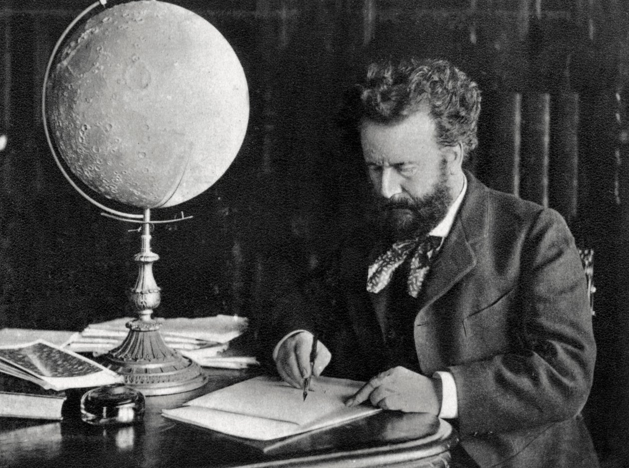 Camille Flammarion, französischer Astronom und Autor, 1890 von Unbekannt