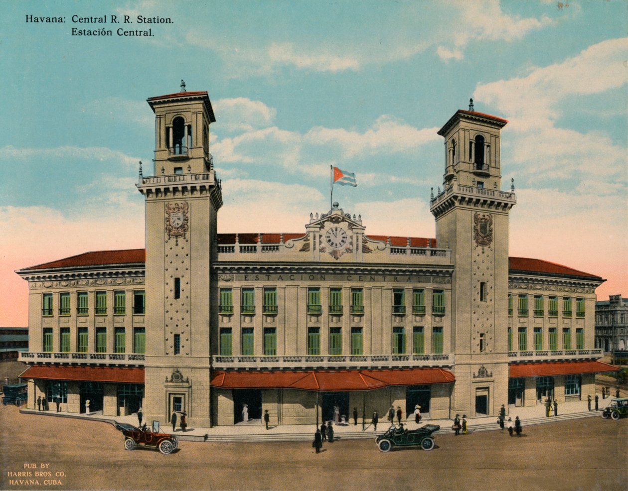 Zentralbahnhof, Havanna, Kuba, um 1920 von Unbekannt