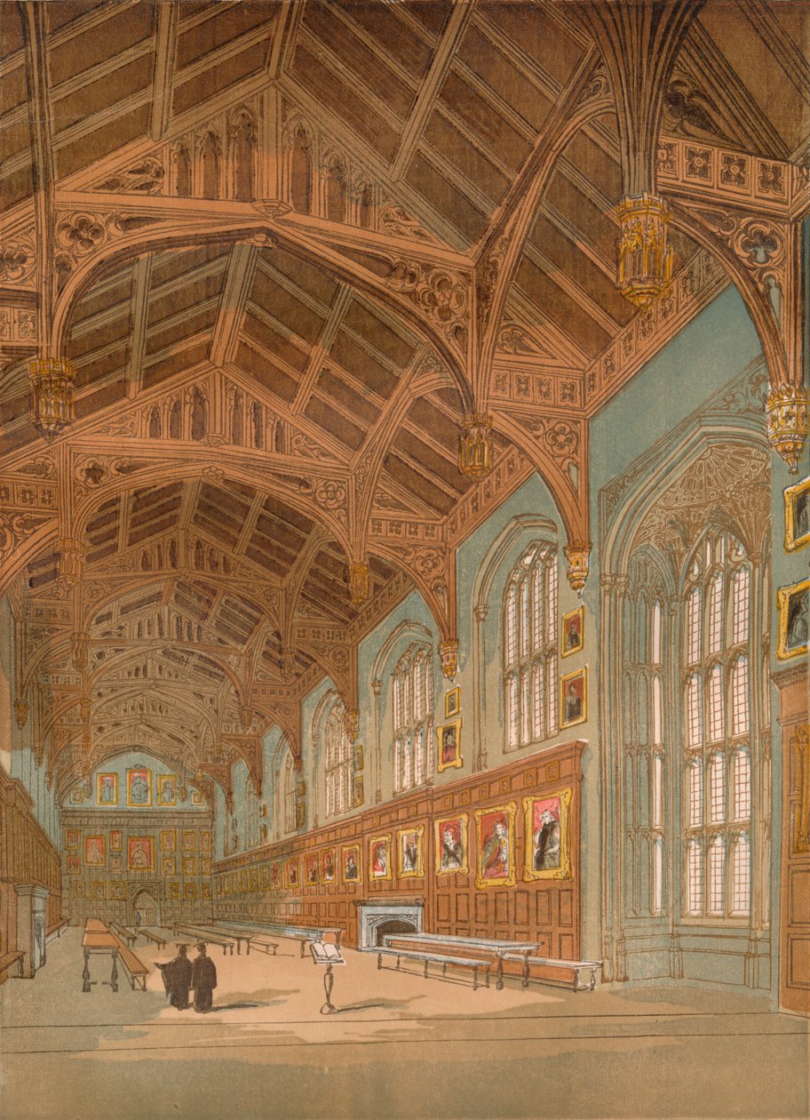 Christ Church Hall, Oxford, ca. 1845 von Unbekannt