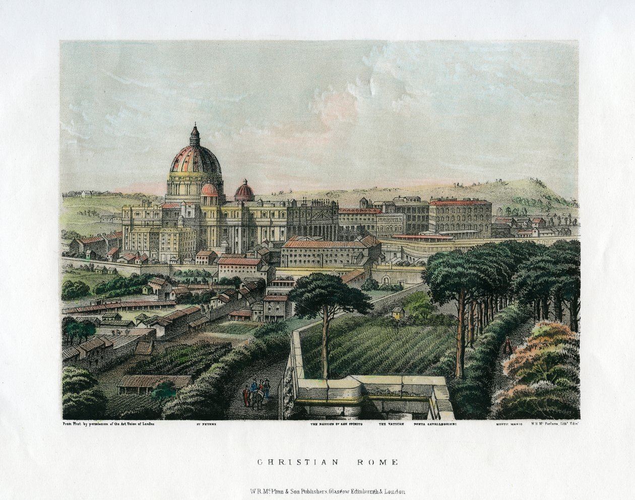 Christliches Rom, Italien, um 1865 von Unbekannt