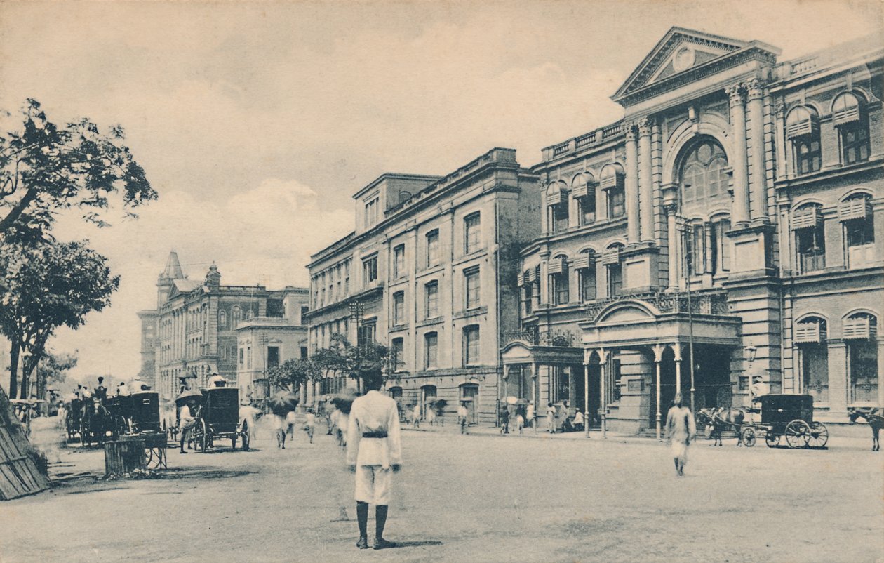 Clive Street, Kalkutta, ca. 1905 von Unbekannt