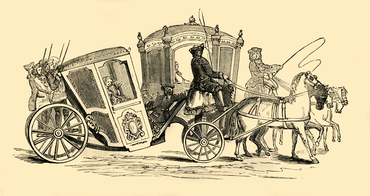 Kutschen: Herrschaft von Königin Anne, 1881 von Unbekannt
