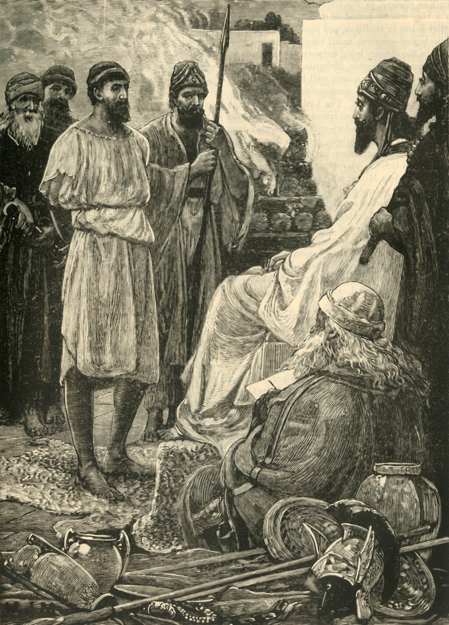 Cyrus und Krösus, 1890 von Unbekannt