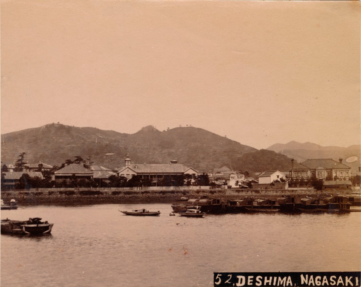 Deshima, Nagasaki, ca. 1890-1900 von Unbekannt