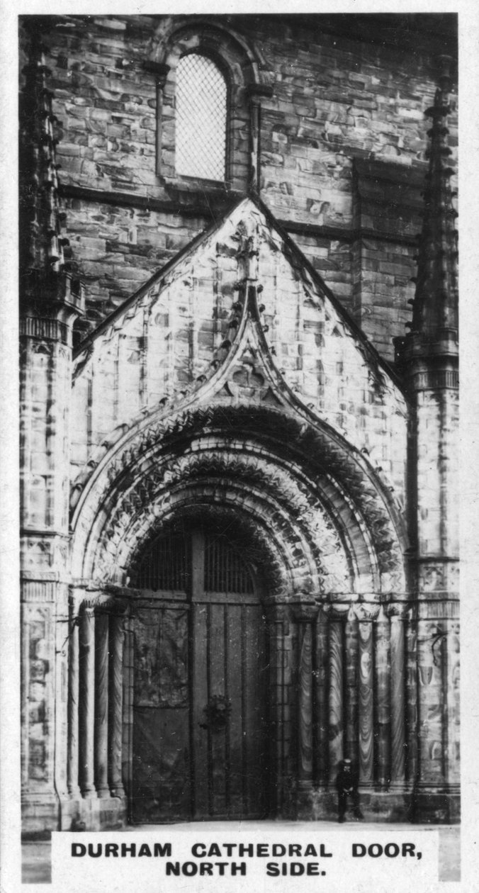 Durham Kathedrale Tür, Nordseite, ca. 1920er von Unbekannt