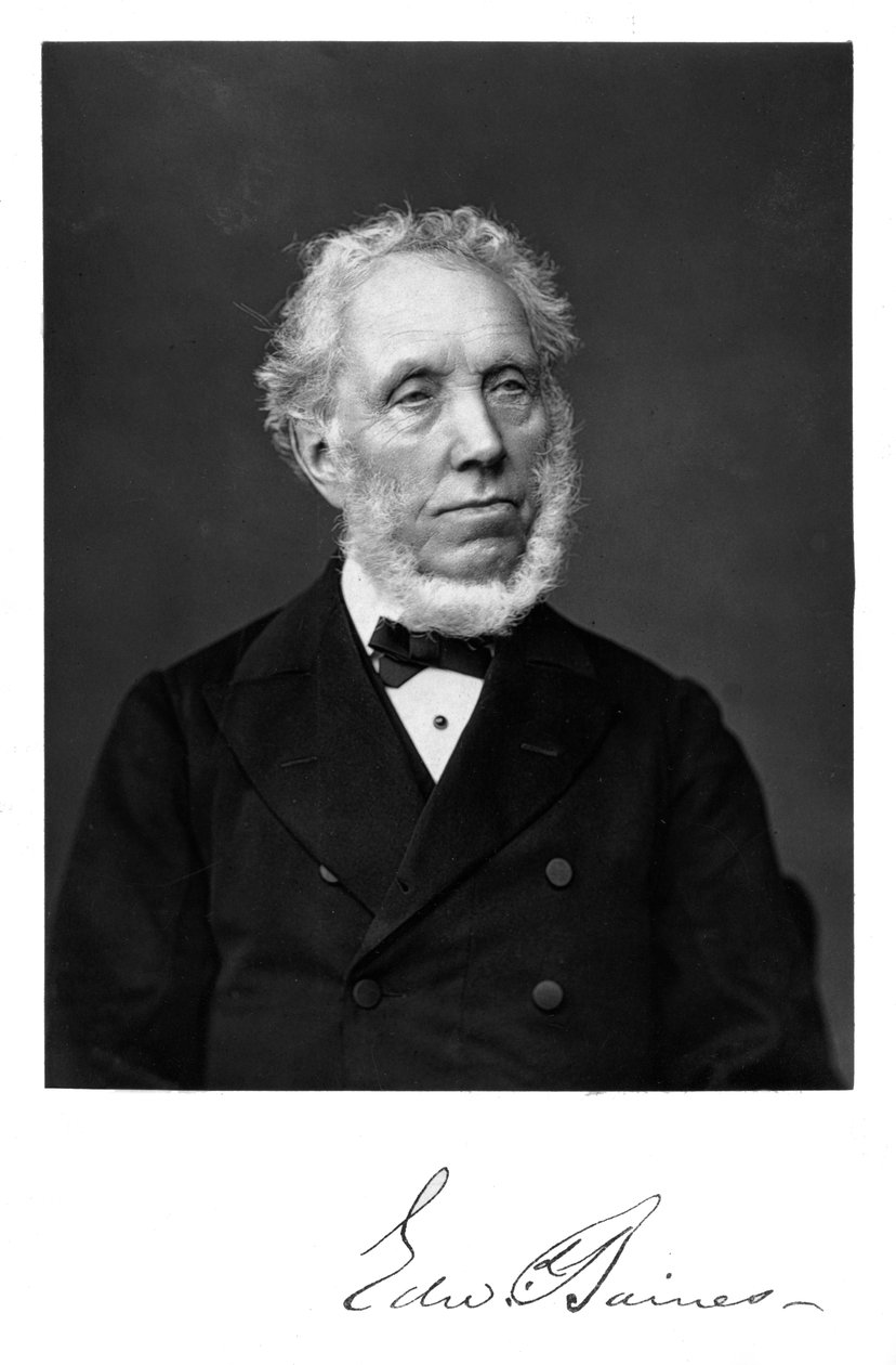 Edward Baines, englischer Zeitungsbesitzer und Politiker von Unbekannt