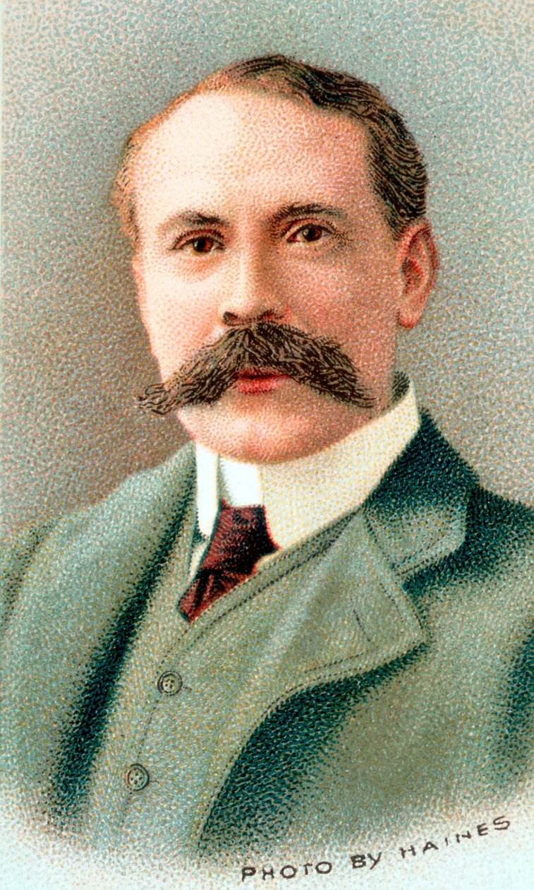 Edward Elgar, englischer Komponist, 1912 von Unbekannt