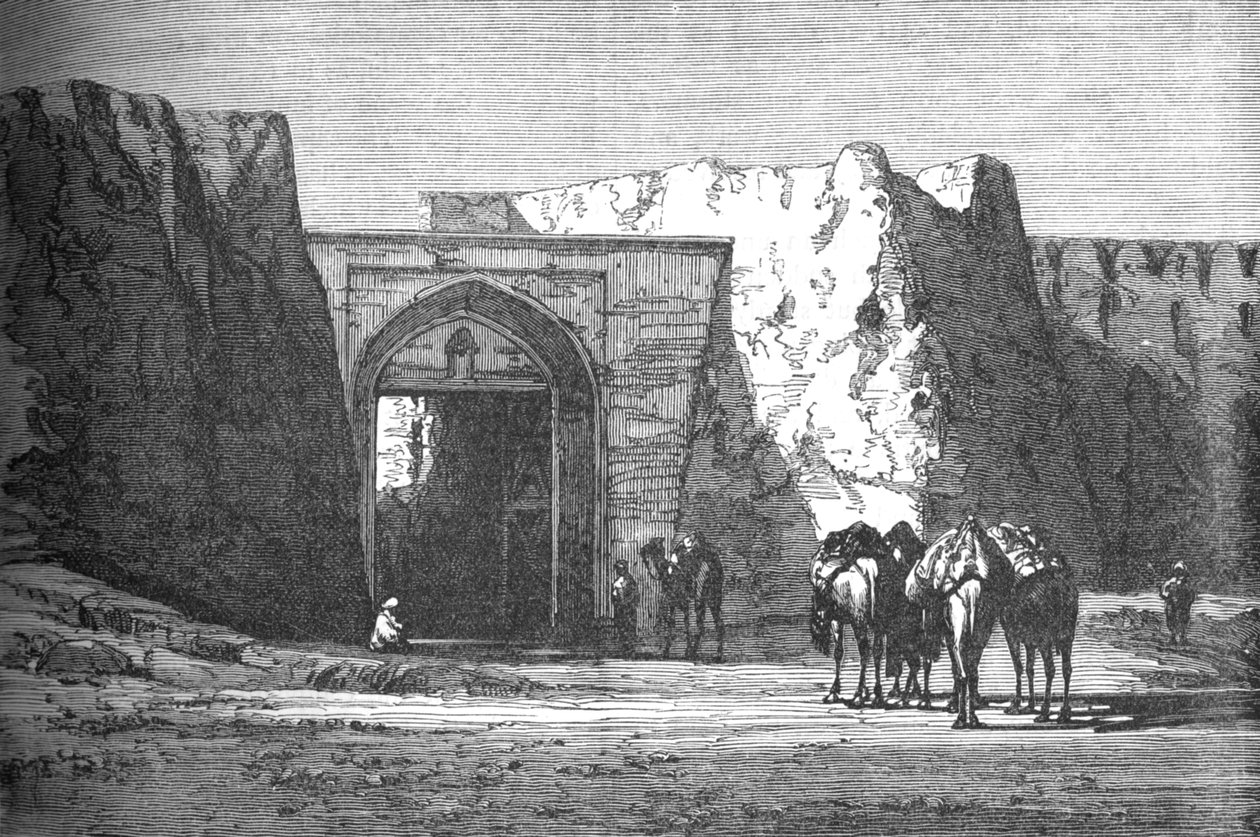 Eedgah, oder Nordtor, Kandahar, um 1880 von Unbekannt