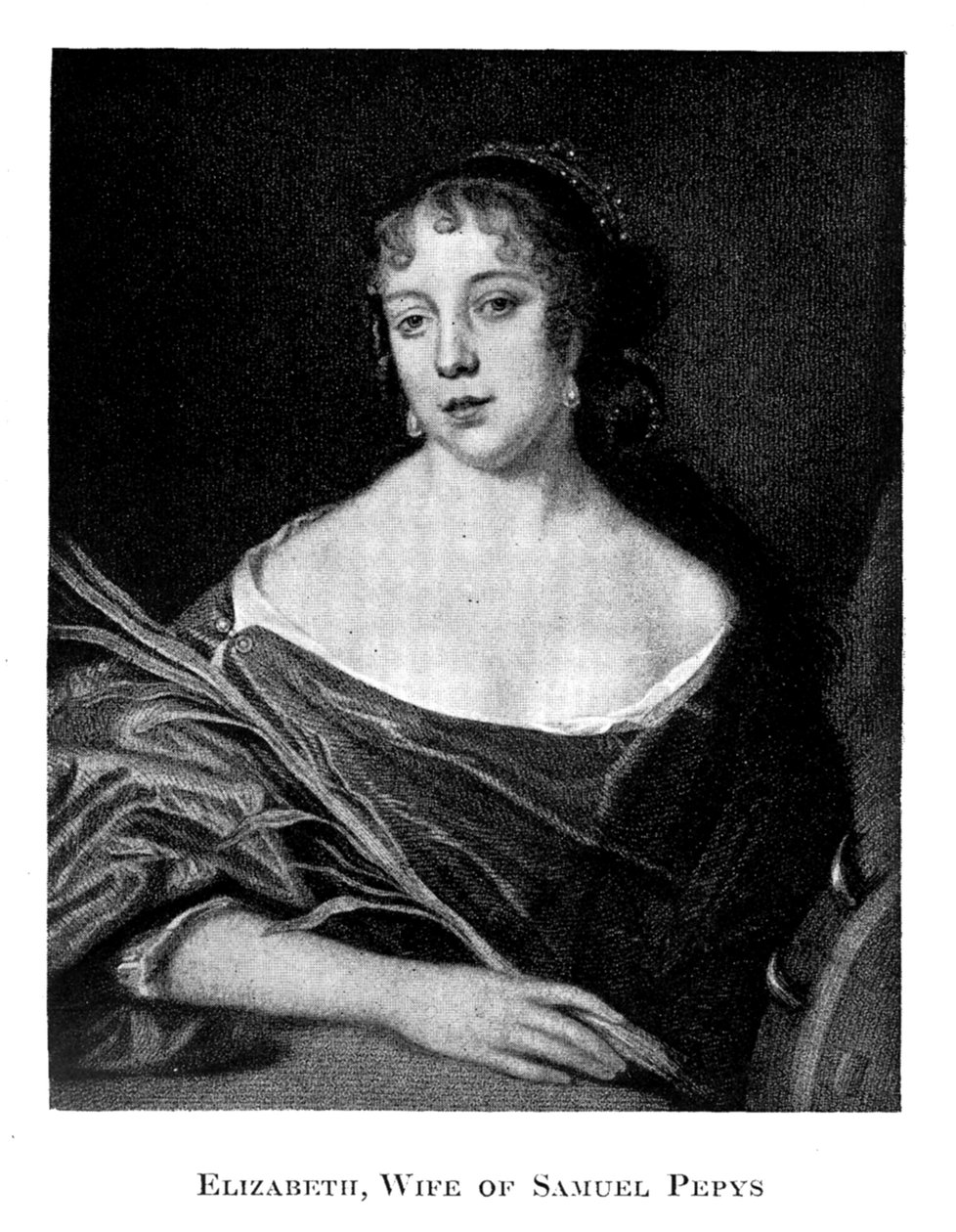 Elizabeth Pepys, 19. Jahrhundert von Unbekannt