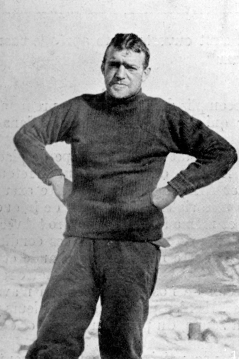 Ernest Shackleton, britischer Entdecker, Antarktis von Unbekannt