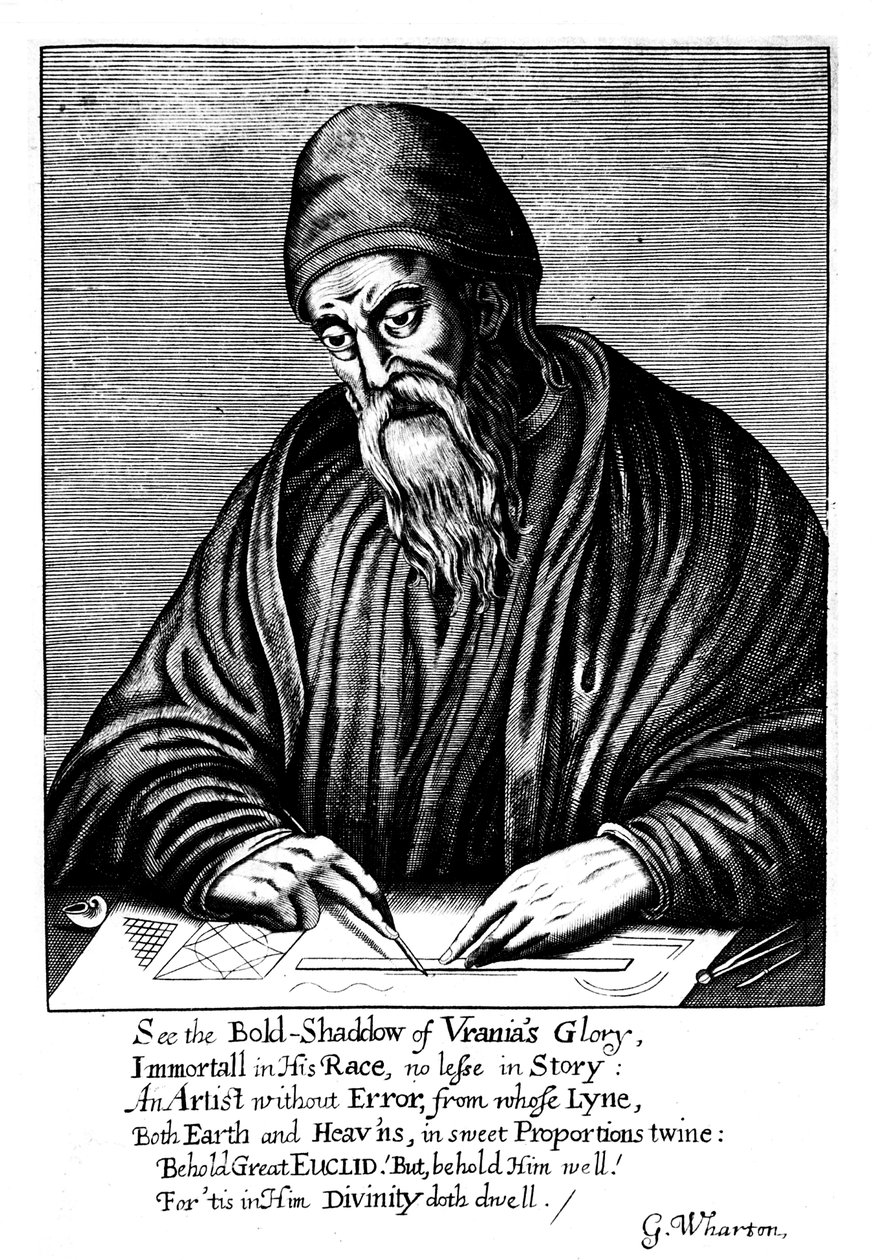 Euklid, antiker griechischer Mathematiker, 1661 von Unbekannt
