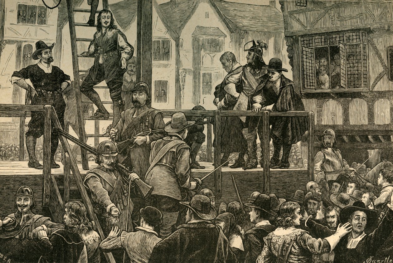 Hinrichtung von Tomkins und Challoner, 1897 von Unbekannt