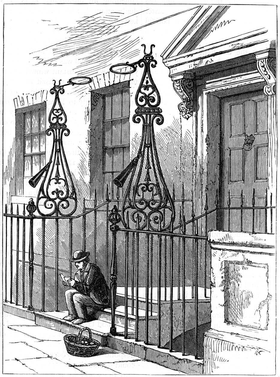 Feuerlöscher am Berkeley Square, London, 1891 von Unbekannt