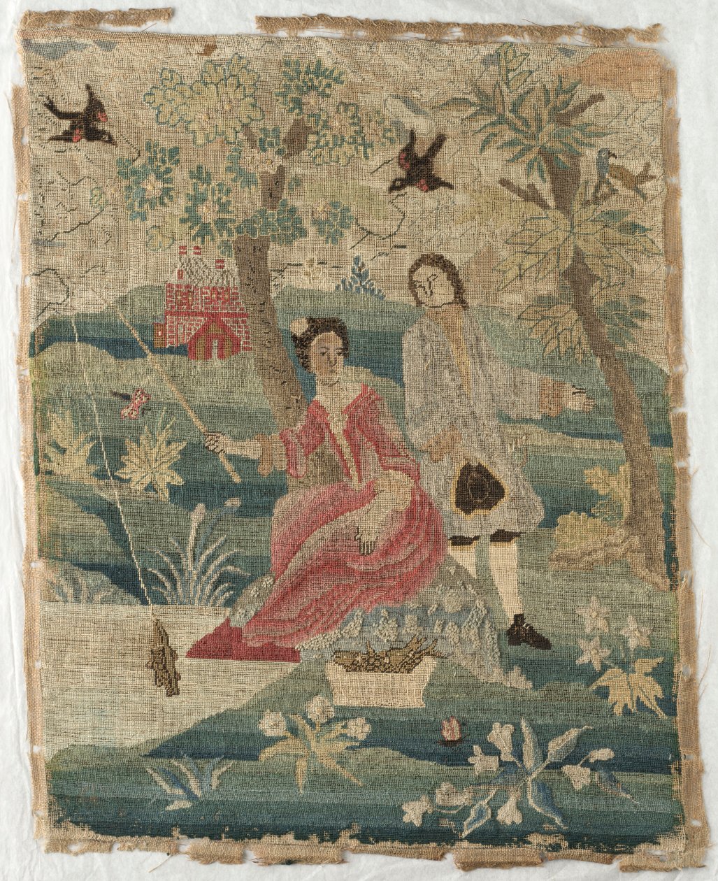 Anglerin, 1700er Jahre von Unbekannt