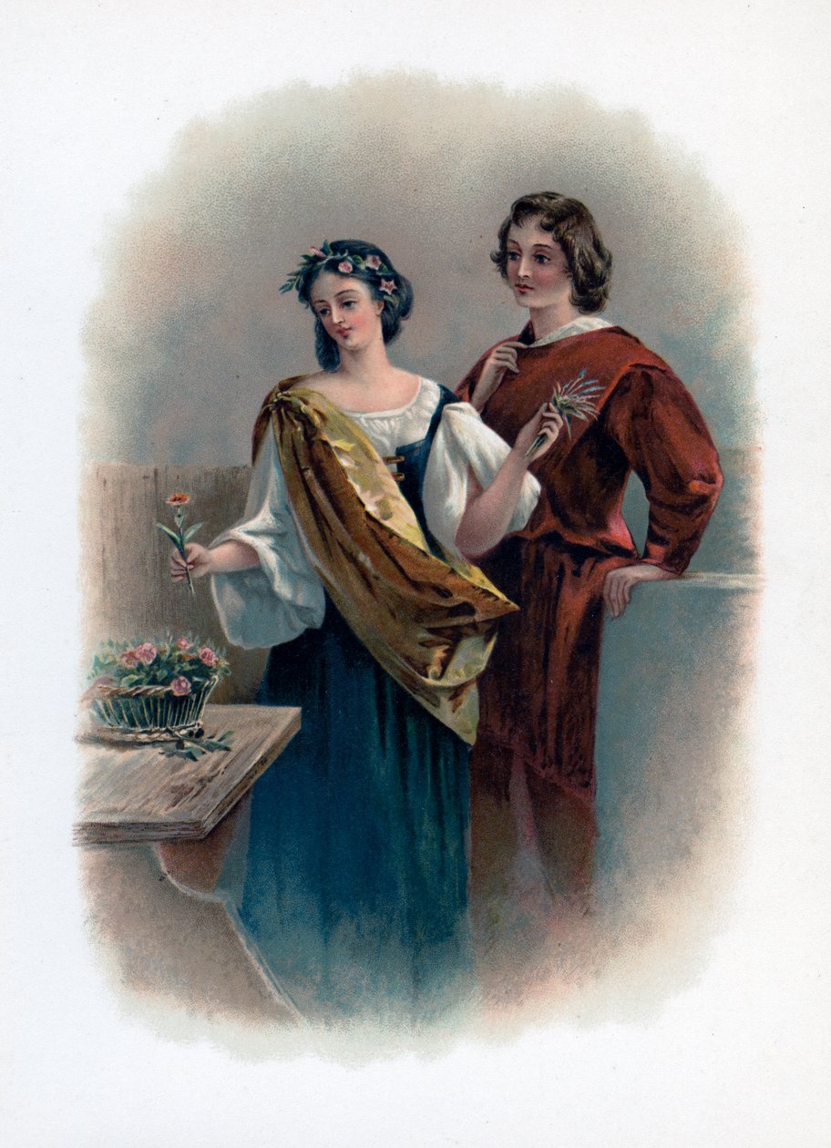 Florizel und Perdita, 1891 von Unbekannt