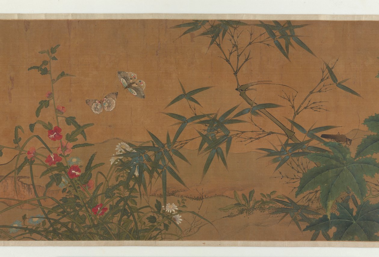 Blumen, Vögel und Insekten von Unbekannt