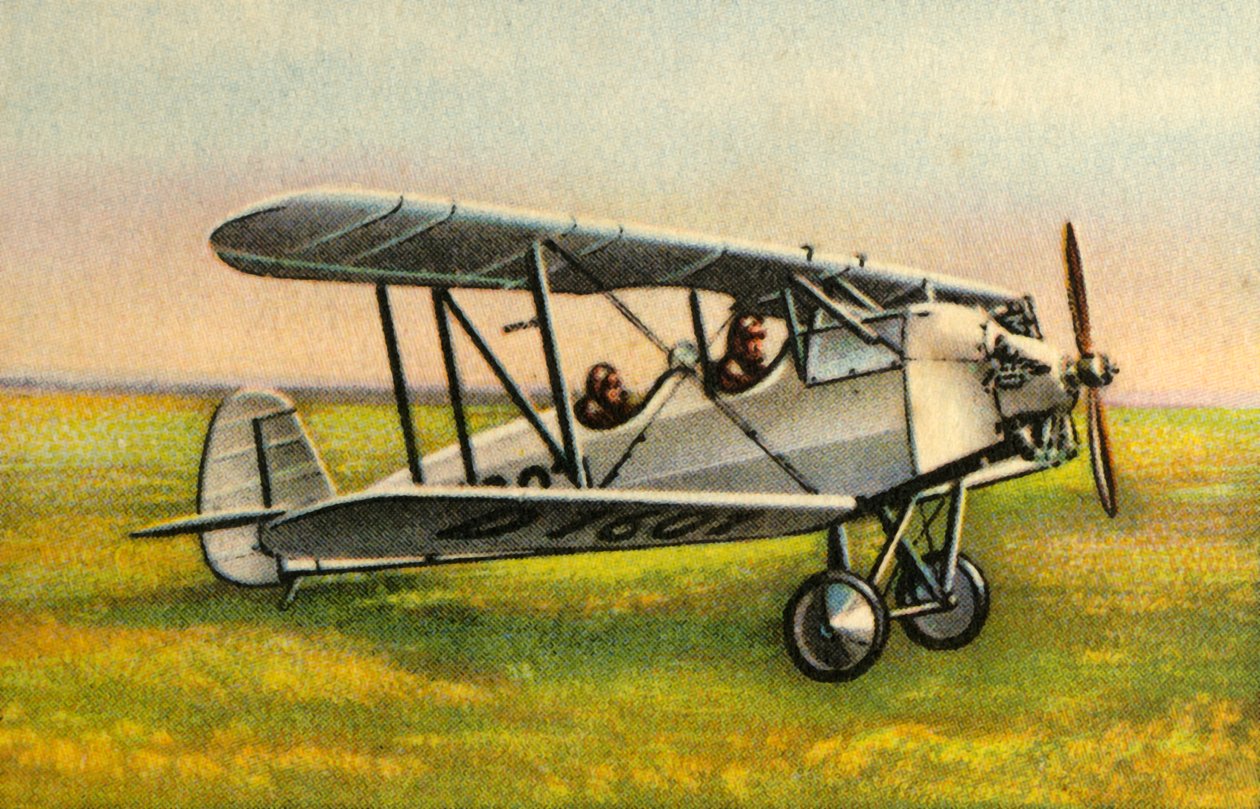 Focke-Wulf S 24 Kiebitz Doppeldecker, 1920er Jahre von Unbekannt