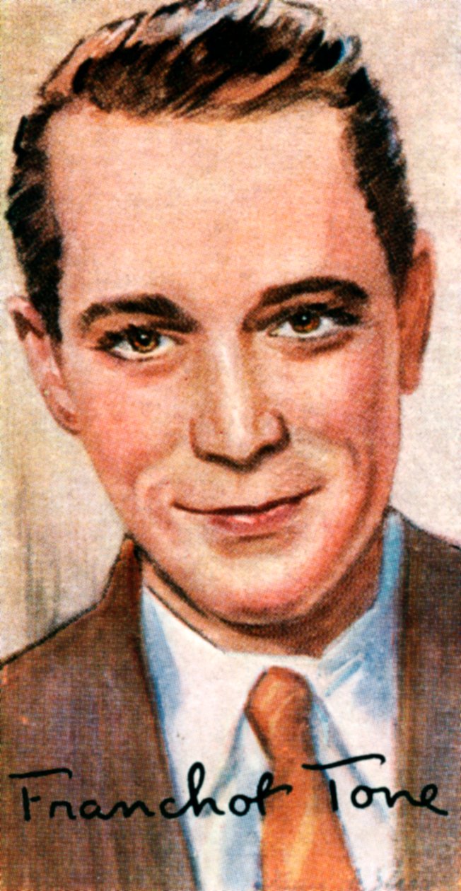 Franchot Tone, amerikanischer Schauspieler von Unbekannt