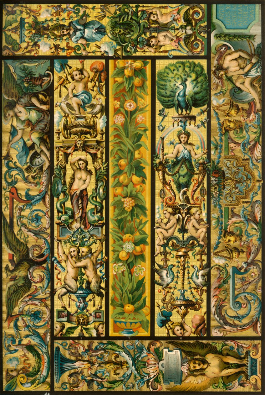 Französische Renaissance-Gobelins, 1898 von Unbekannt