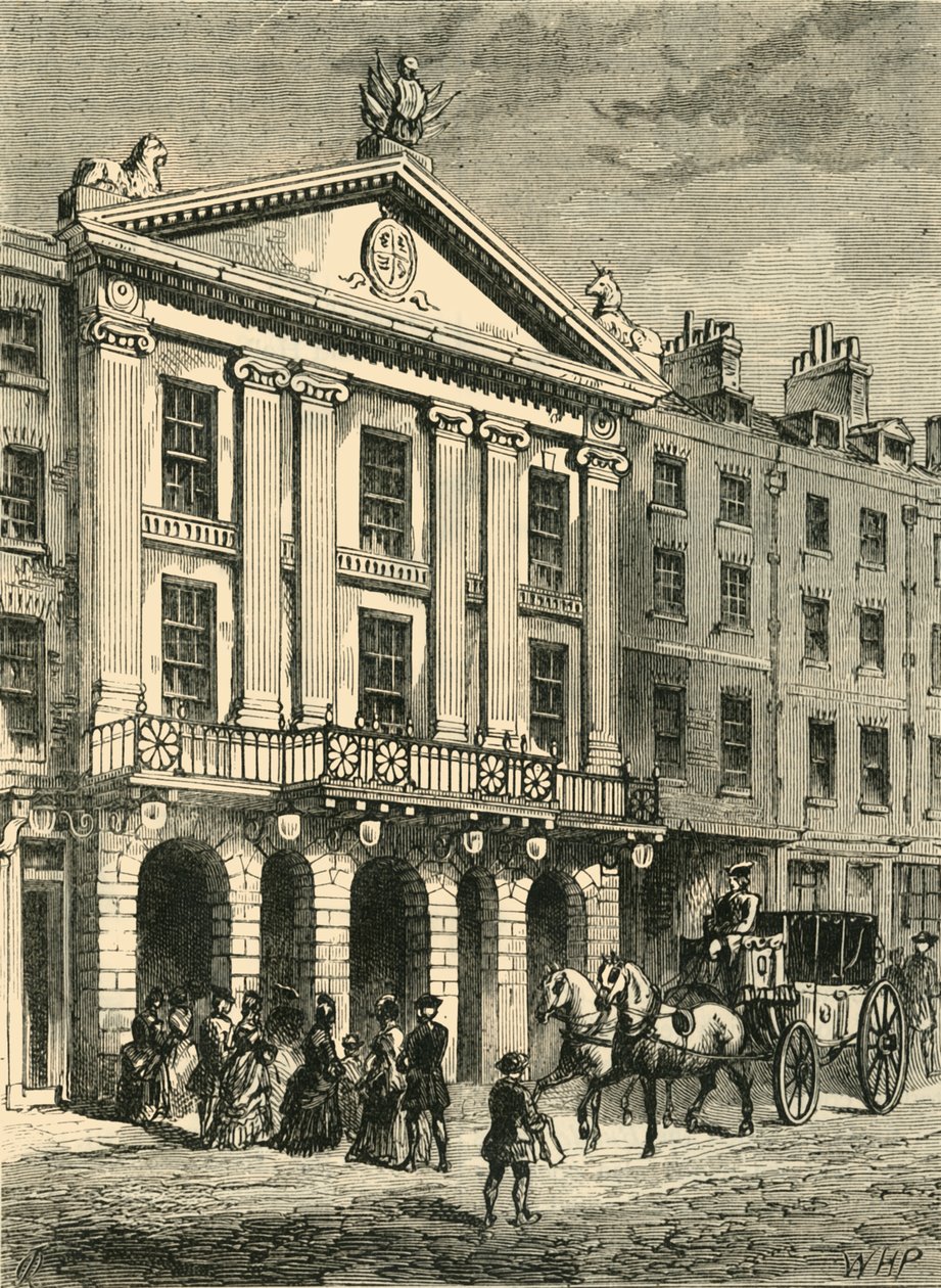 Front des alten Drury Lane Theaters von Unbekannt