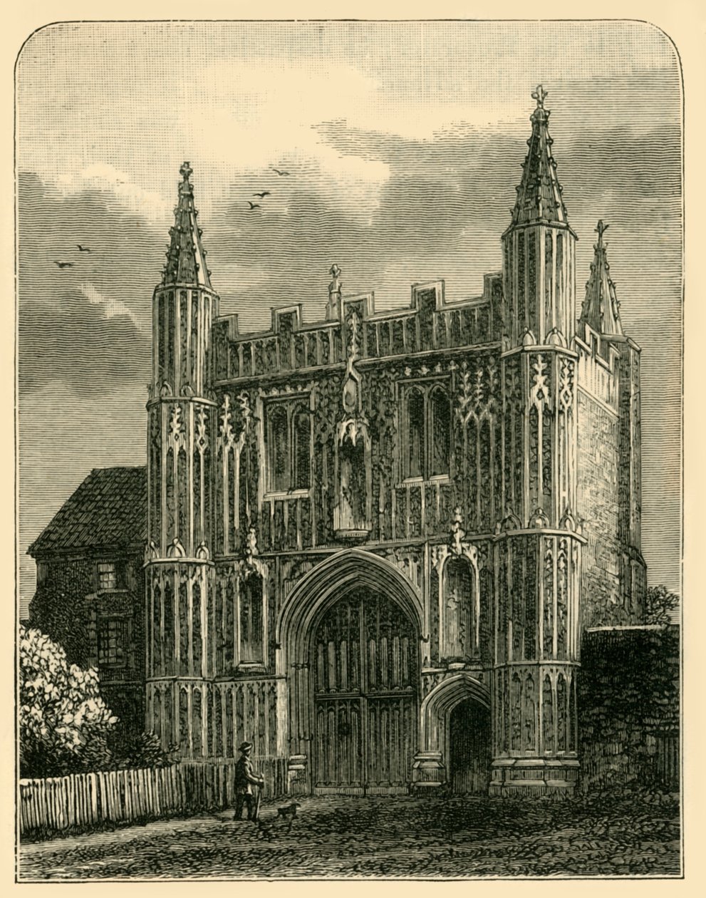 Tor der St. Johns Abtei, 1898 von Unbekannt