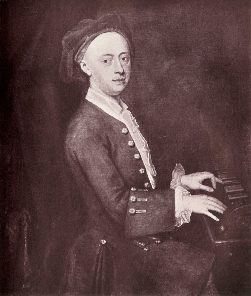 Georg Friedrich Händel, um 1720, 1919 von Unbekannt