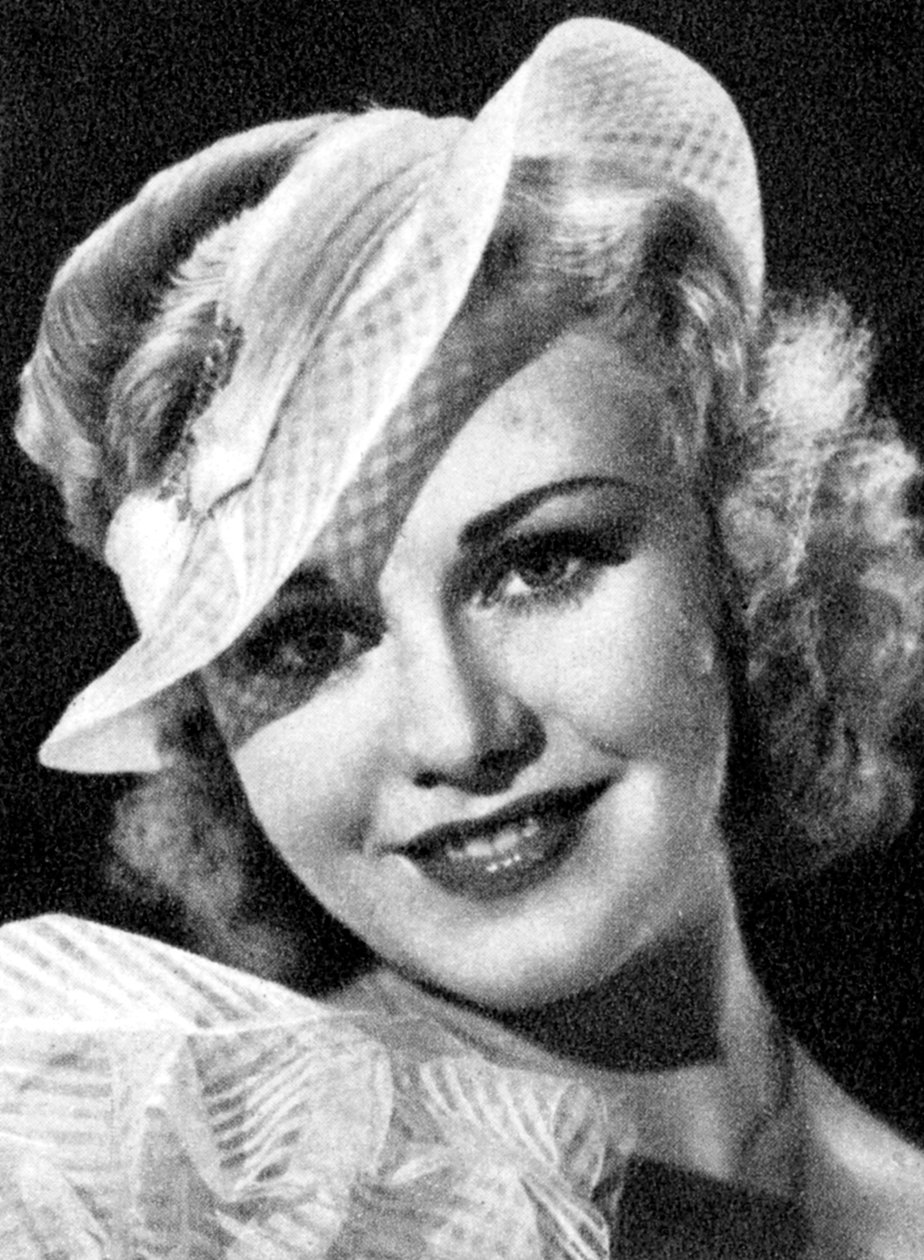 Ginger Rogers, amerikanische Schauspielerin, 1934-1935 von Unbekannt
