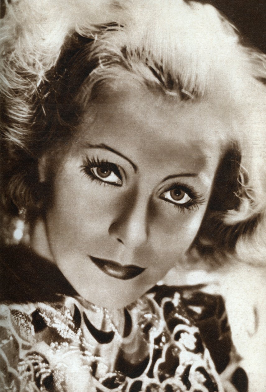 Greta Garbo, schwedische Schauspielerin, 1933 von Unbekannt