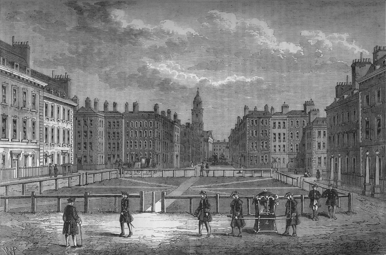 Hanover Square, Westminster, London, 1750 von Unbekannt