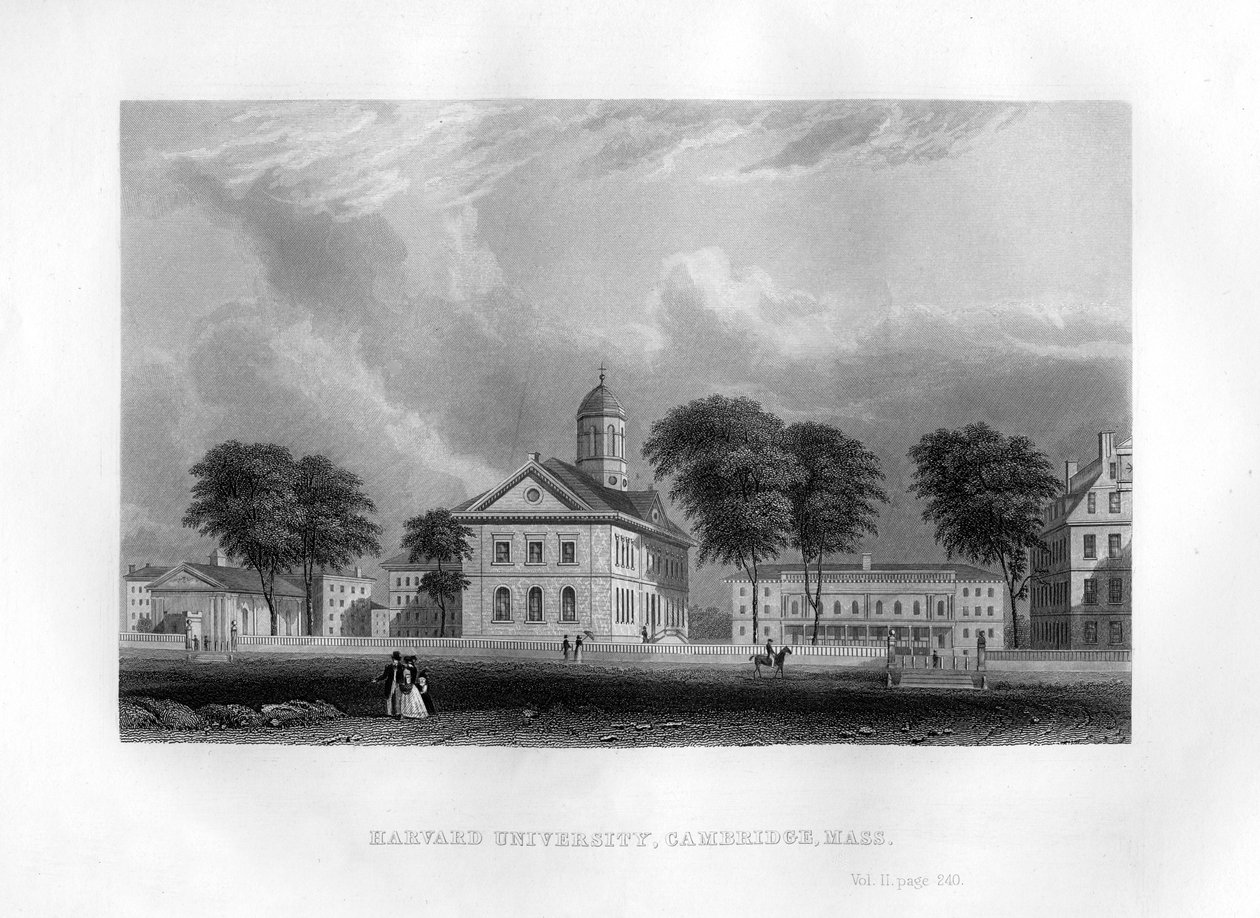 Harvard University, Cambridge, Massachusetts, 1855 von Unbekannt