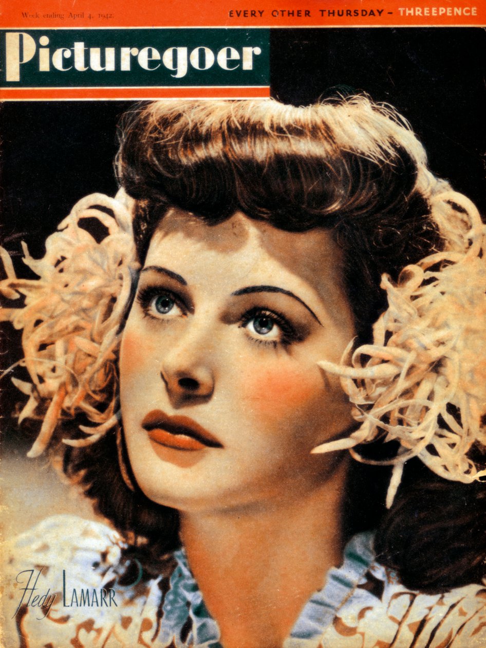 Hedy Lamarr 1914-2000, österreichisch-amerikanische Schauspielerin, 1942 von Unbekannt