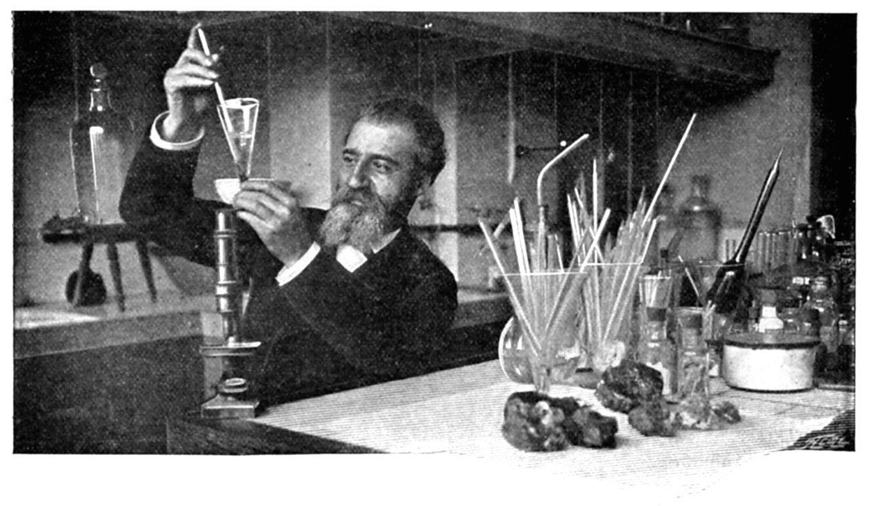 Henri Moissan, französischer Chemiker, um 1900 von Unbekannt