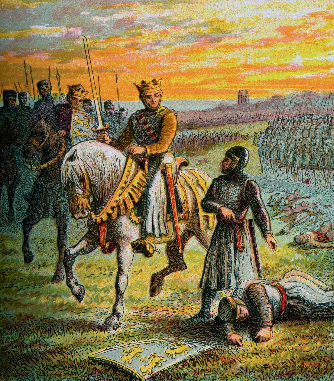 Heinrich III. und die Barone, ca. 1850 von Unbekannt