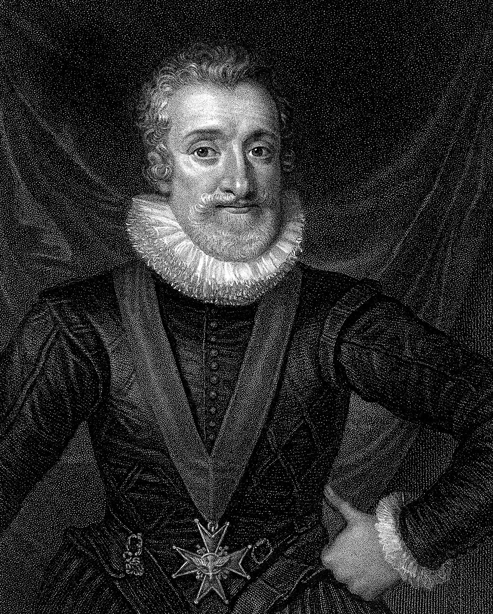 Heinrich IV., erster Bourbonenkönig von Frankreich, um 1830 von Unbekannt