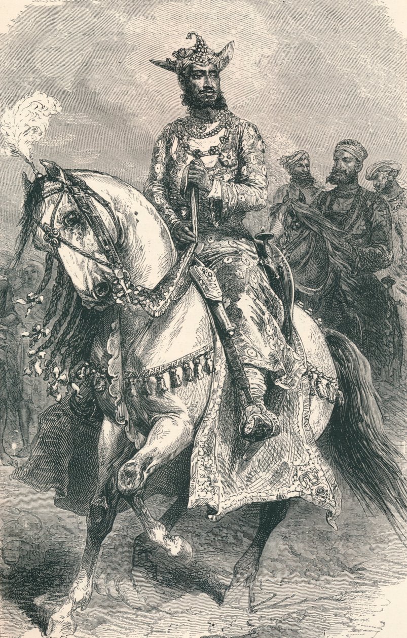Seine Hoheit der Maharadscha von Gwalior, 1896 von Unbekannt