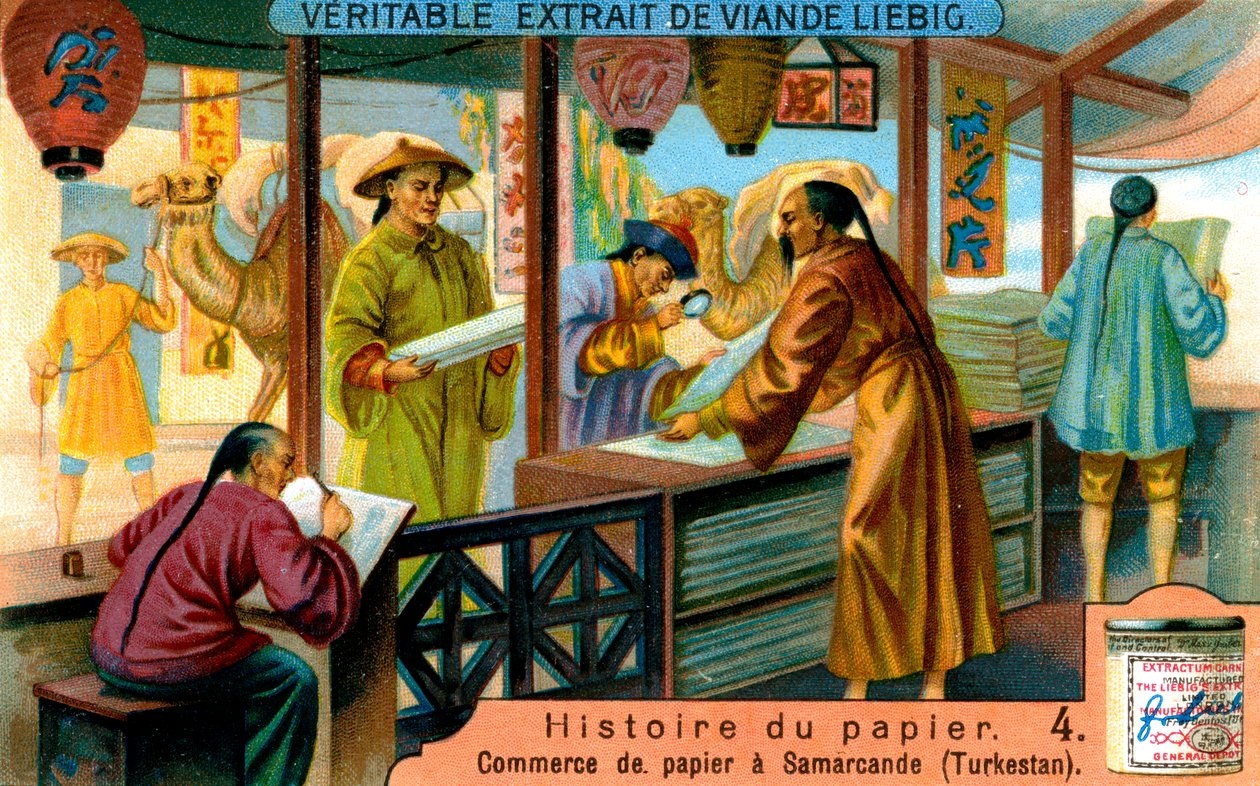 Geschichte des Papiers: 4, ca. 1900 von Unbekannt
