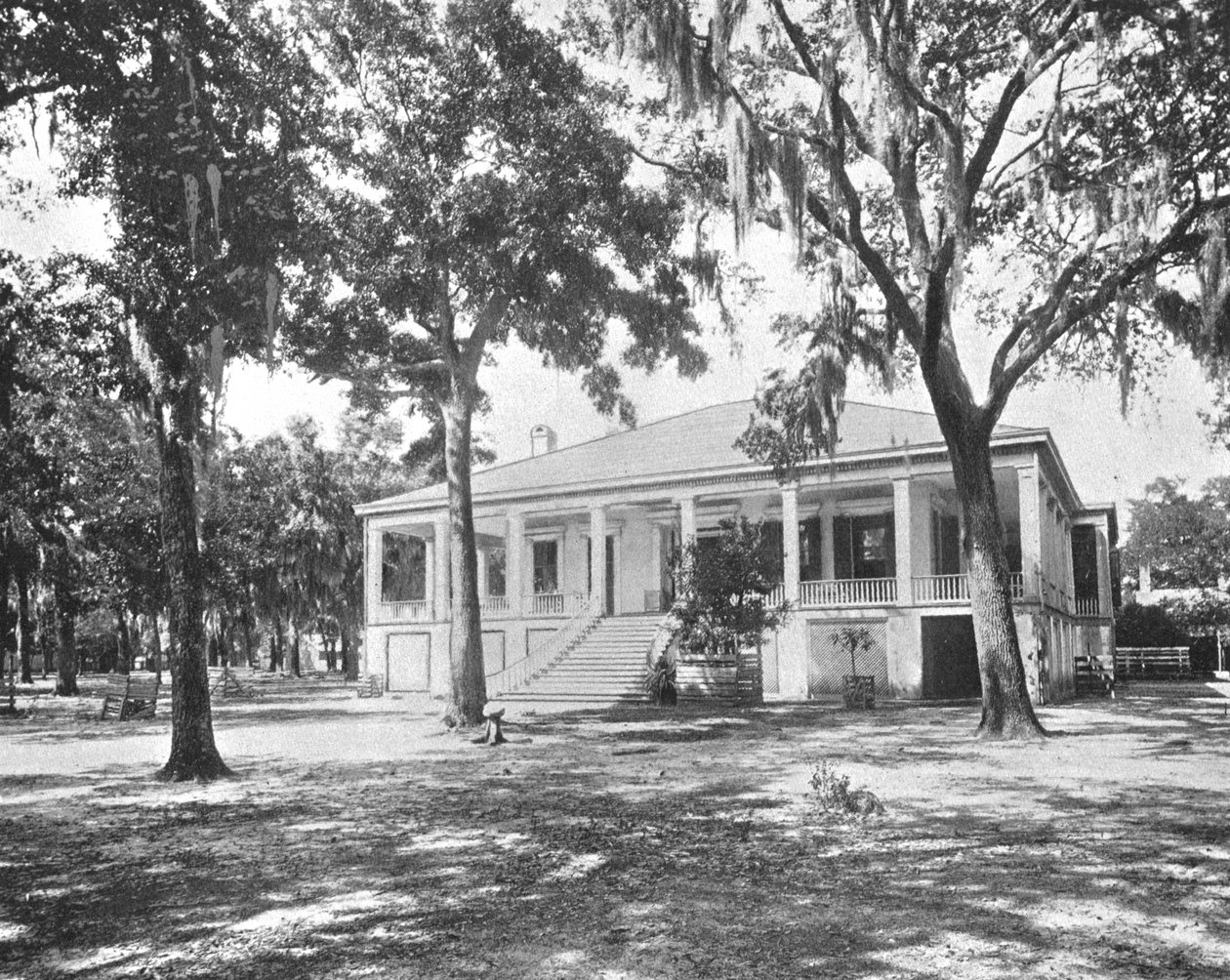 Heim von Jefferson Davis, Biloxi, Mississippi, USA, ca. 1900 von Unbekannt