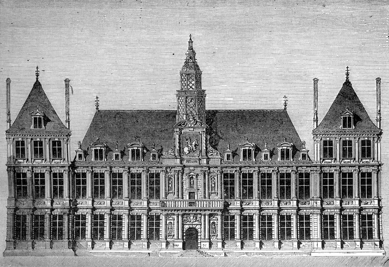 Hotel de Ville, Reims, Frankreich, 1882-1884 von Unbekannt