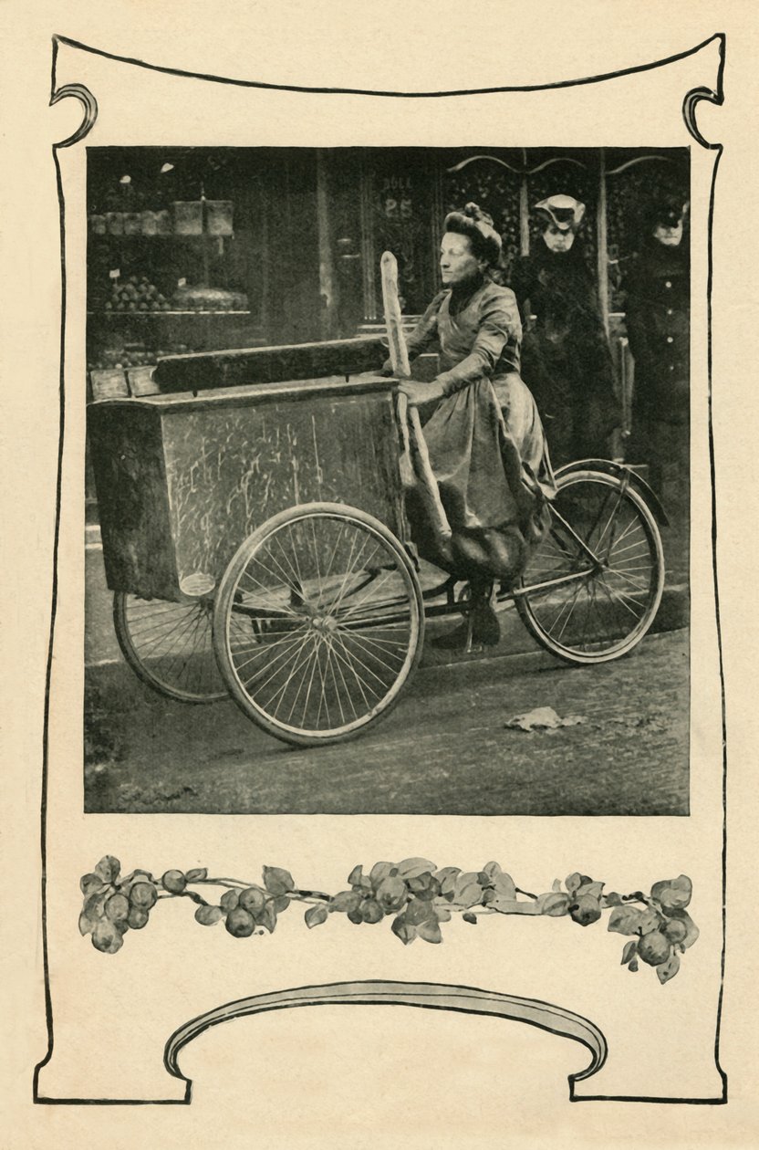 Wie Brot in Paris geliefert wird, 1901 von Unbekannt