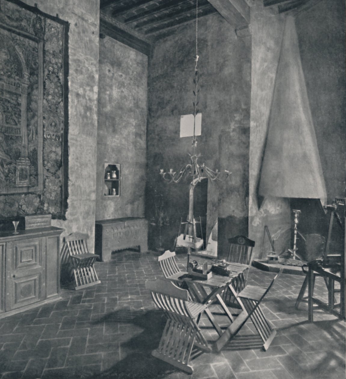 Innenansicht, Palazzo Davanzati, 1928 von Unbekannt