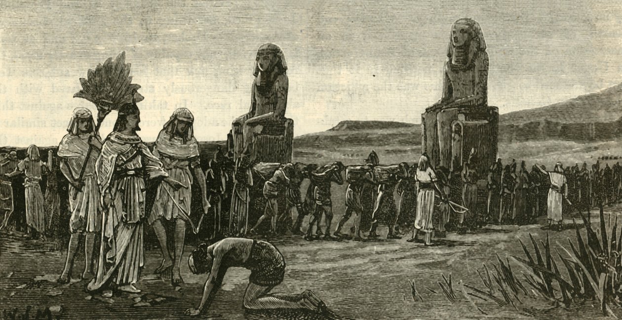 Israeliten und ihre Aufseher, 1890 von Unbekannt